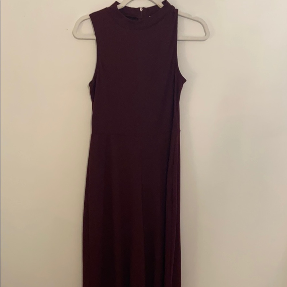 Sleeveless wide leg jumpsuit